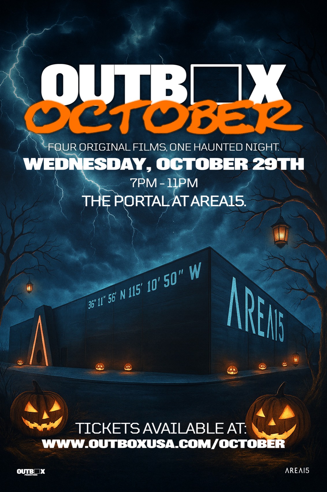 Outbox October — festival key art